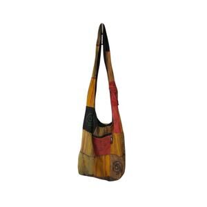 The Collective Royal Boho Patchwork Hobo Bag Multicolor